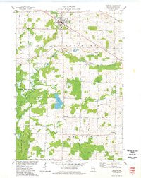 Bonduel Wisconsin Historical topographic map, 1:24000 scale, 7.5 X 7.5 Minute, Year 1974