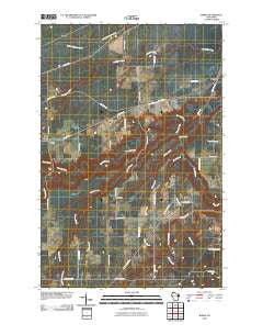 Borea Wisconsin Historical topographic map, 1:24000 scale, 7.5 X 7.5 Minute, Year 2010