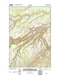 Borea Wisconsin Historical topographic map, 1:24000 scale, 7.5 X 7.5 Minute, Year 2013