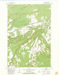 Borea Wisconsin Historical topographic map, 1:24000 scale, 7.5 X 7.5 Minute, Year 1954