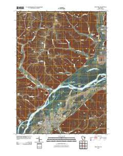 Boscobel Wisconsin Historical topographic map, 1:24000 scale, 7.5 X 7.5 Minute, Year 2010