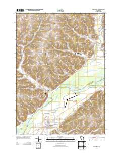 Boscobel Wisconsin Historical topographic map, 1:24000 scale, 7.5 X 7.5 Minute, Year 2013
