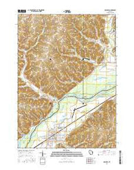 Boscobel Wisconsin Current topographic map, 1:24000 scale, 7.5 X 7.5 Minute, Year 2016