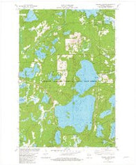 Boulder Junction Wisconsin Historical topographic map, 1:24000 scale, 7.5 X 7.5 Minute, Year 1981