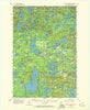 Boulder Junction Wisconsin Historical topographic map, 1:62500 scale, 15 X 15 Minute, Year 1955