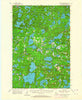Boulder Junction Wisconsin Historical topographic map, 1:62500 scale, 15 X 15 Minute, Year 1955