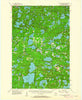 Boulder Junction Wisconsin Historical topographic map, 1:62500 scale, 15 X 15 Minute, Year 1955