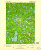 Boulder Junction Wisconsin Historical topographic map, 1:62500 scale, 15 X 15 Minute, Year 1955