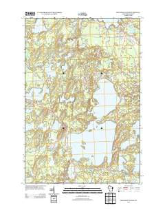 Boulder Junction Wisconsin Historical topographic map, 1:24000 scale, 7.5 X 7.5 Minute, Year 2013
