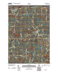 Bowler Wisconsin Historical topographic map, 1:24000 scale, 7.5 X 7.5 Minute, Year 2010