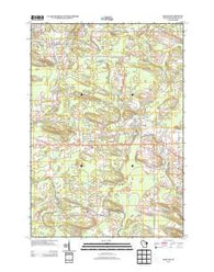 Bowler Wisconsin Historical topographic map, 1:24000 scale, 7.5 X 7.5 Minute, Year 2013