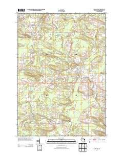 Bowler Wisconsin Historical topographic map, 1:24000 scale, 7.5 X 7.5 Minute, Year 2013