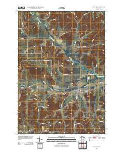 Boyceville Wisconsin Historical topographic map, 1:24000 scale, 7.5 X 7.5 Minute, Year 2010