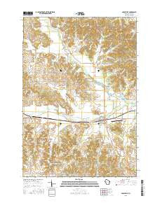 Boyceville Wisconsin Current topographic map, 1:24000 scale, 7.5 X 7.5 Minute, Year 2015