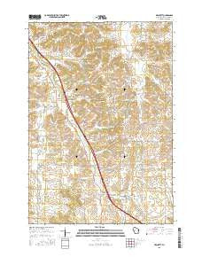Brackett Wisconsin Current topographic map, 1:24000 scale, 7.5 X 7.5 Minute, Year 2015