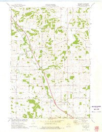 Brackett Wisconsin Historical topographic map, 1:24000 scale, 7.5 X 7.5 Minute, Year 1973