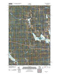 Bradley Wisconsin Historical topographic map, 1:24000 scale, 7.5 X 7.5 Minute, Year 2010