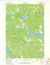 Bradley Wisconsin Historical topographic map, 1:24000 scale, 7.5 X 7.5 Minute, Year 1971