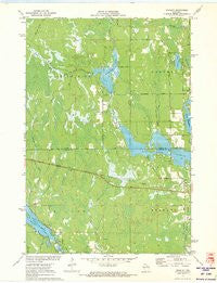Bradley Wisconsin Historical topographic map, 1:24000 scale, 7.5 X 7.5 Minute, Year 1971