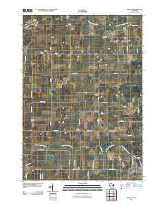 Brandon Wisconsin Historical topographic map, 1:24000 scale, 7.5 X 7.5 Minute, Year 2010
