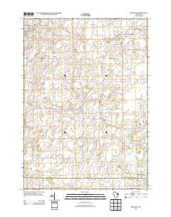 Brandon Wisconsin Historical topographic map, 1:24000 scale, 7.5 X 7.5 Minute, Year 2013