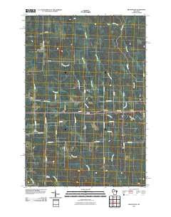 Brantwood Wisconsin Historical topographic map, 1:24000 scale, 7.5 X 7.5 Minute, Year 2010