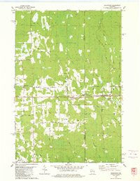 Brantwood Wisconsin Historical topographic map, 1:24000 scale, 7.5 X 7.5 Minute, Year 1979
