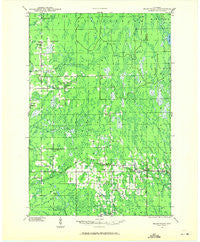 Brantwood Wisconsin Historical topographic map, 1:48000 scale, 15 X 15 Minute, Year 1941