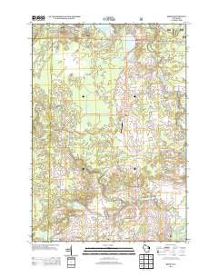 Breed Wisconsin Historical topographic map, 1:24000 scale, 7.5 X 7.5 Minute, Year 2013