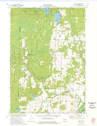 Breed Wisconsin Historical topographic map, 1:24000 scale, 7.5 X 7.5 Minute, Year 1973