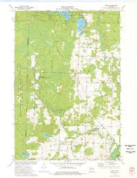 Breed Wisconsin Historical topographic map, 1:24000 scale, 7.5 X 7.5 Minute, Year 1973