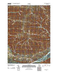 Bridgeport Wisconsin Historical topographic map, 1:24000 scale, 7.5 X 7.5 Minute, Year 2010