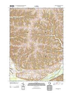 Bridgeport Wisconsin Historical topographic map, 1:24000 scale, 7.5 X 7.5 Minute, Year 2013
