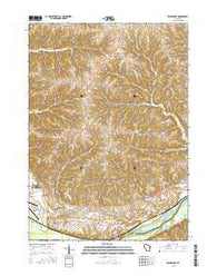 Bridgeport Wisconsin Current topographic map, 1:24000 scale, 7.5 X 7.5 Minute, Year 2015