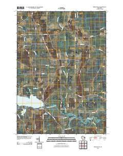 Briggsville Wisconsin Historical topographic map, 1:24000 scale, 7.5 X 7.5 Minute, Year 2010