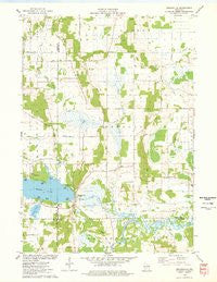 Briggsville Wisconsin Historical topographic map, 1:24000 scale, 7.5 X 7.5 Minute, Year 1975