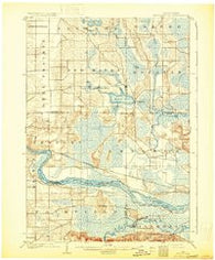 Briggsville Wisconsin Historical topographic map, 1:62500 scale, 15 X 15 Minute, Year 1902