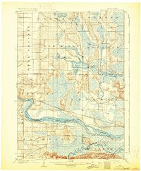 Briggsville Wisconsin Historical topographic map, 1:62500 scale, 15 X 15 Minute, Year 1902