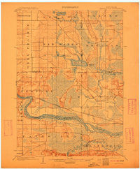 Briggsville Wisconsin Historical topographic map, 1:62500 scale, 15 X 15 Minute, Year 1902