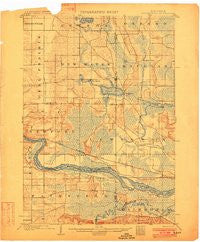 Briggsville Wisconsin Historical topographic map, 1:62500 scale, 15 X 15 Minute, Year 1902