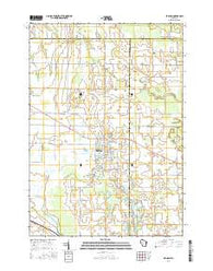 Brillion Wisconsin Current topographic map, 1:24000 scale, 7.5 X 7.5 Minute, Year 2016