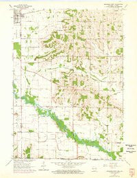 Brodhead East Wisconsin Historical topographic map, 1:24000 scale, 7.5 X 7.5 Minute, Year 1962