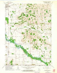 Brodhead East Wisconsin Historical topographic map, 1:24000 scale, 7.5 X 7.5 Minute, Year 1962