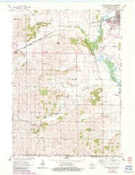 Brodhead West Wisconsin Historical topographic map, 1:24000 scale, 7.5 X 7.5 Minute, Year 1962