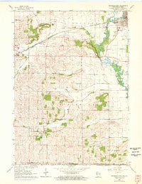 Brodhead West Wisconsin Historical topographic map, 1:24000 scale, 7.5 X 7.5 Minute, Year 1962