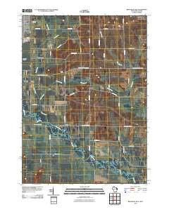 Brodhead East Wisconsin Historical topographic map, 1:24000 scale, 7.5 X 7.5 Minute, Year 2010