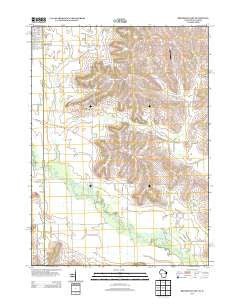 Brodhead East Wisconsin Historical topographic map, 1:24000 scale, 7.5 X 7.5 Minute, Year 2013
