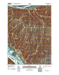 Brodtville Wisconsin Historical topographic map, 1:24000 scale, 7.5 X 7.5 Minute, Year 2010