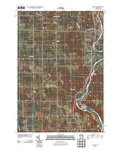 Brokaw Wisconsin Historical topographic map, 1:24000 scale, 7.5 X 7.5 Minute, Year 2010