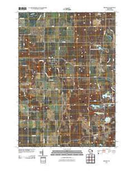 Brooks Wisconsin Historical topographic map, 1:24000 scale, 7.5 X 7.5 Minute, Year 2010